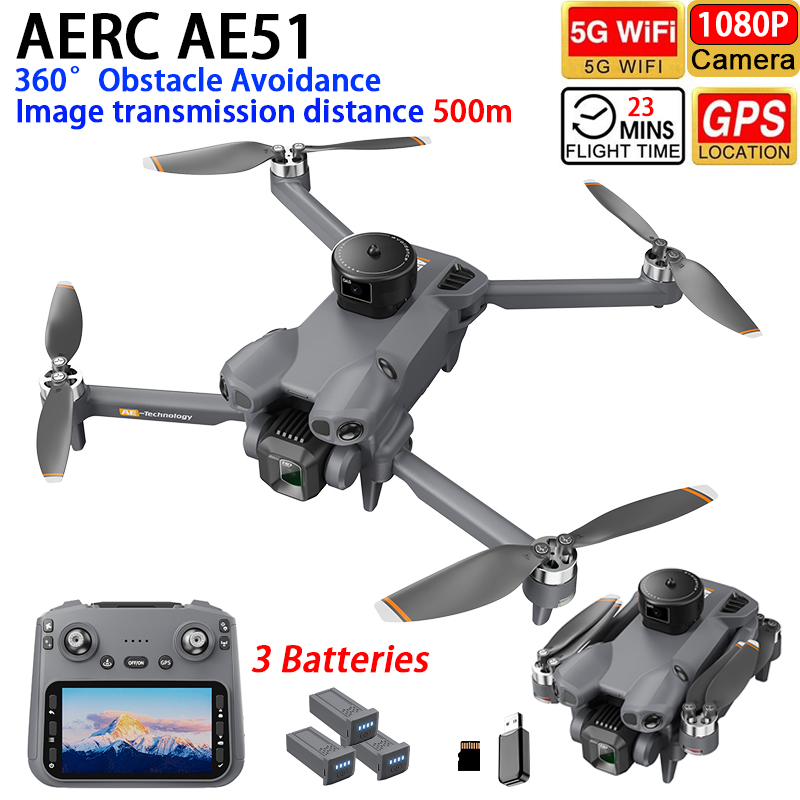 Drone Gps Mount - AERC AE51 Drone GPS WIFI FPV