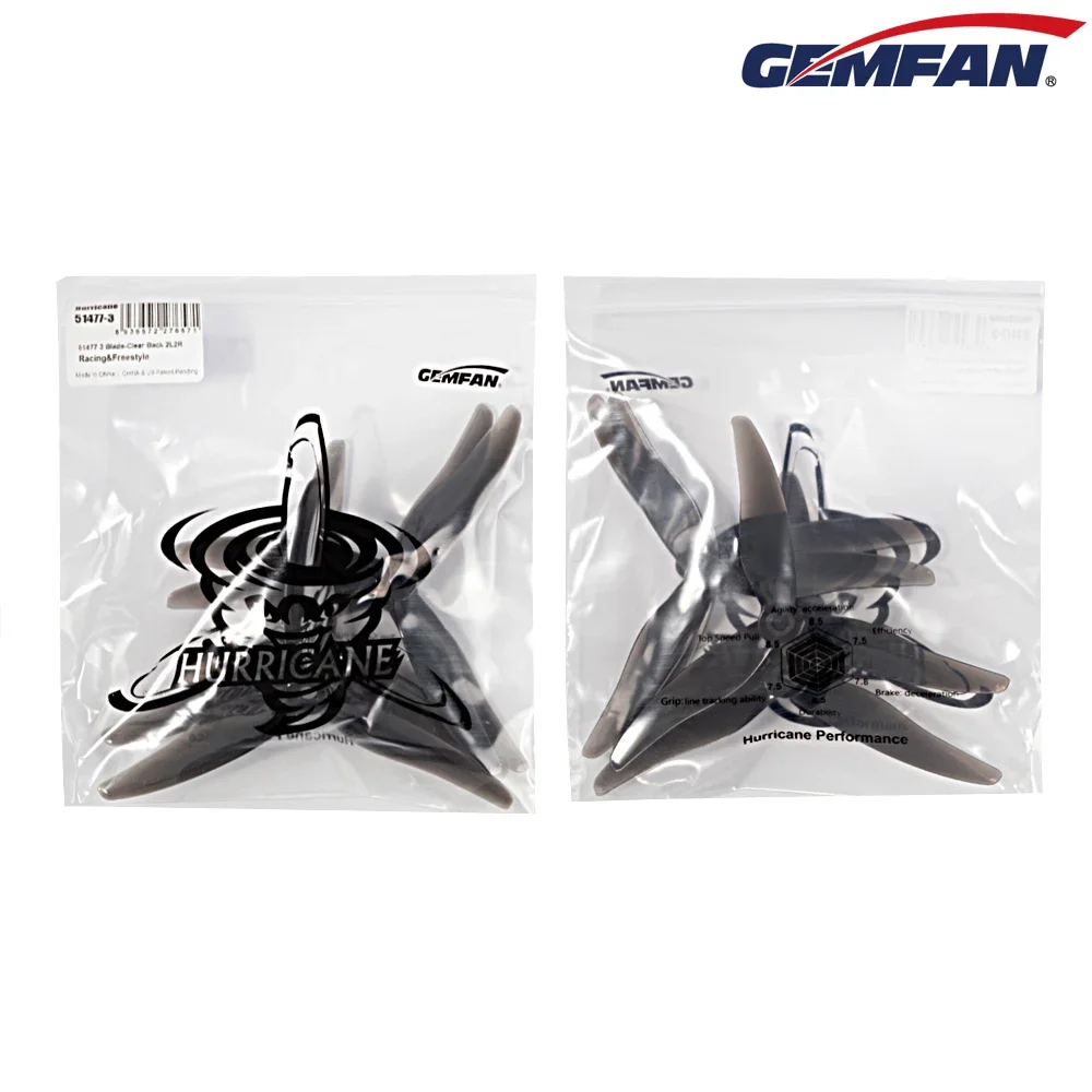 10Pairs (10CW + 10CCW) Gemfan  - огляд і ціна Drone Propeller